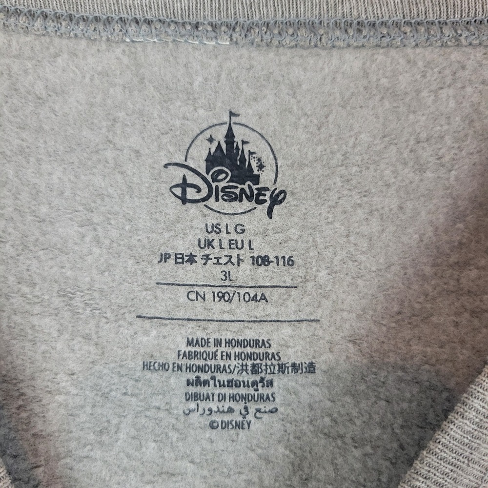 Disney Minnie Mouse Crewneck Sweatshirt Gray Size Large - Picture 6 of 8
